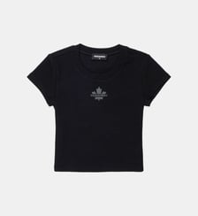 T-shirt à col rond avec logo Dsquared2