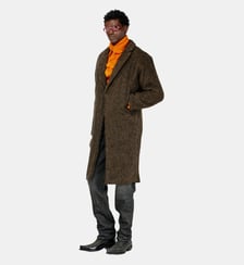 Manteau en laine et alpaga mélangés Diesel
