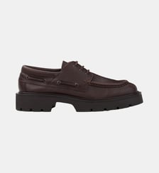 Moccassins en cuir à semelle chunky Sandro