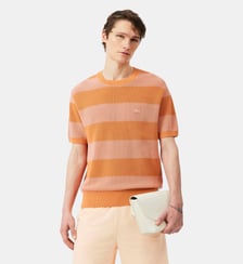 Pull manches courtes coton Lacoste