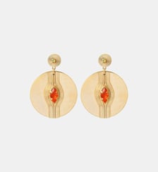 Boucles d'oreilles tiges percées   - Soleil Satellite