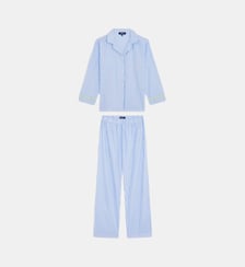Pyjama chemise-pantalon en coton - Honfleur Gili's