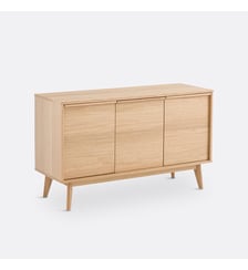 Buffet 3 portes plaqué chêne La Redoute Interieurs