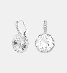 Pendants d'oreilles Millenia, Métal rhodié Swarovski
