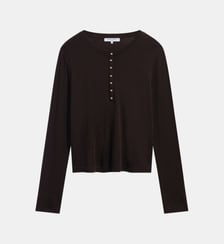 T-shirt en laine à boutons - BALIE Gerard Darel
