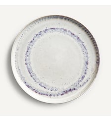 Lot 4 assiettes plates grès émail réactif AM.PM