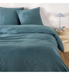 Parure de lit microfibre lavée polyester recyclé La Redoute Interieurs