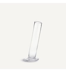 Vase cylindrique incliné en verre H31 cm AM.PM