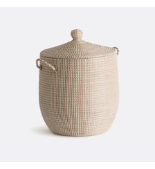 Panier avec couvercle H58 cm La Redoute Interieurs