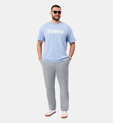 Pantalon chino regular fit flanelle de laine Lacoste