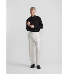 Pantalon mikel blanc à rayures Agnès b.
