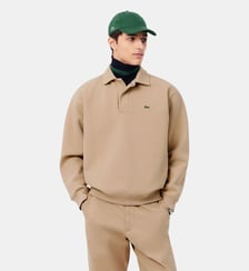 Sweatshirt col polo Piqué Lacoste