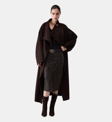Manteau en laine oversize Liu Jo