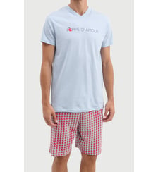 Pyjashort en jersey de coton léger - Pomme d'amour Arthur