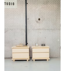 Paire de chevets en bois Maïa N°154- Produit chiné Debongout