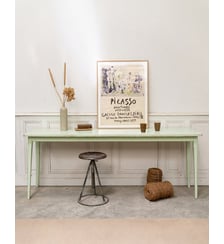 Grande console vert menthe Hanna N°1402- Produit chiné Debongout