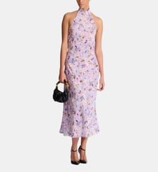 Robe à imprimé Poppi flower Balmain