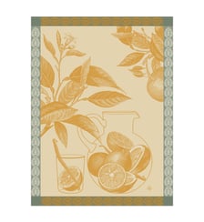 Torchon Eaux d'agrumes 100% coton Le Jacquard Francais