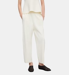 Pantalon coupe barrel en maille Adolfo Dominguez