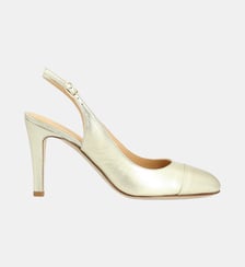 Sling back annouk - cuir lisse Colisée Paris