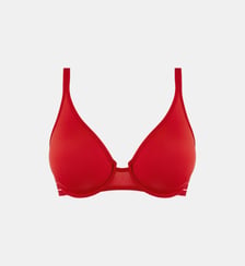 Soutien-gorge avec armatures Nufit rouge Maison Lejaby