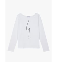 t-shirt ironie blanc Agnès b.