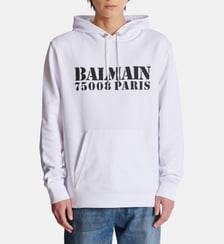 Hoodie imprimé Balmain Stamp Balmain