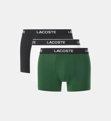 Lot de 3 boxers courts microfibre Lacoste