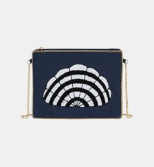 Sac pochette avec broderie coquillage DIENA Wild