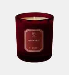 Bougie Jardin Privé esprit toile de Jouy Cyrillus