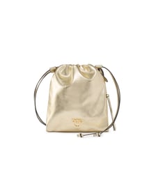 Mini sac souple en daim laminé avec logo love birds Pinko