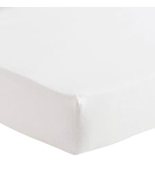 Drap housse uni en pur lin, bonnet de 30cm, MAINE Alexandre Turpault