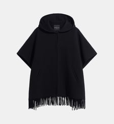 Cape à franges et capuche - ADY Gerard Darel