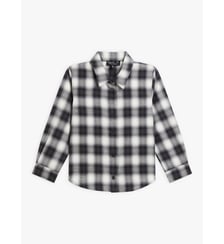 chemise en coton à carreaux Agnès b.