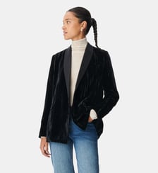 Veste de tailleur velours Ikks