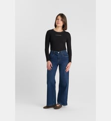 Pantalon LEXYGI loose, large en jeans Le Temps Des Cerises