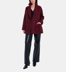 Manteau Mirando grenat Zapa