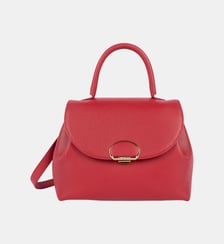 Sac à main Milano Pia M  cuir grainé Lancaster