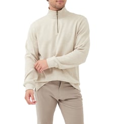 Sweatshirt droit en coton à col zip Alton Ave Rodd & Gunn