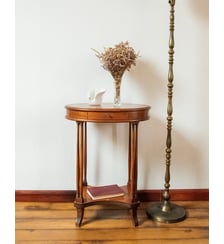Table d'appoint en bois Francine N°548- Produit chiné Debongout
