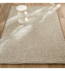 Tapis épais pure laine, tissé main AM.PM
