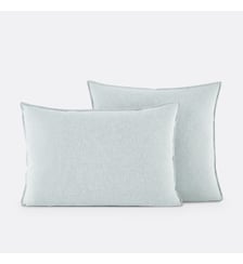Taie d'oreiller, en flanelle de coton chambray La Redoute Interieurs