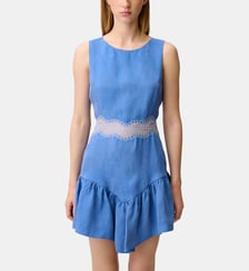 Robe courte fluide dentelle Claudie Pierlot