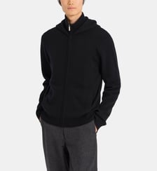 blouson à capuche en cachemire Agnès b.