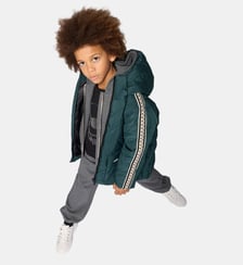 Doudoune à capuche Karl Lagerfeld Kids