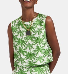 Top Aria Tropicana White La DoubleJ