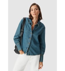 Chemise en jean boutons militaires Ikks