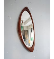 Miroir retro en bois Igor N°831- Produit chiné Debongout