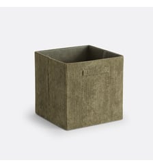 Panier cube pliable, velours côtelé La Redoute Interieurs