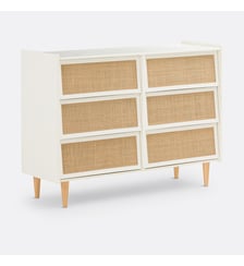 Commode 6 tiroirs en cannage La Redoute Interieurs